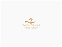 Tablet Screenshot of magicspices.co.uk